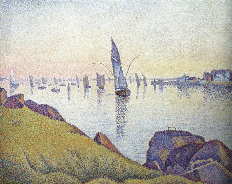 Paul Signac evening calm concarneau opus